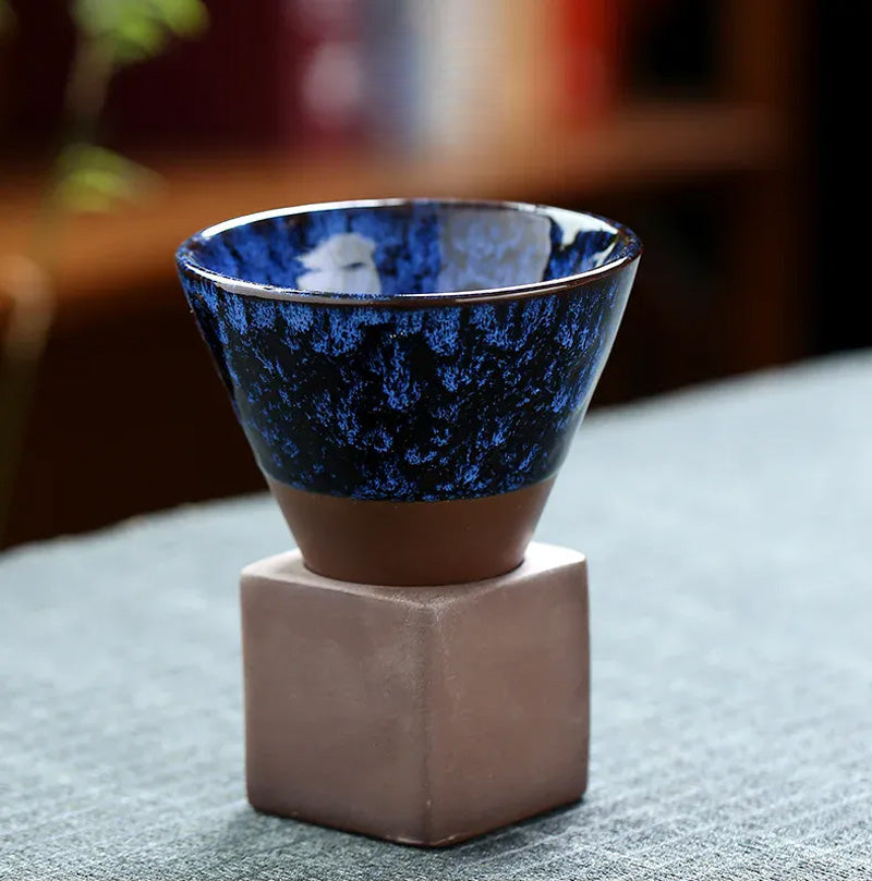 lapis jap pottery cup