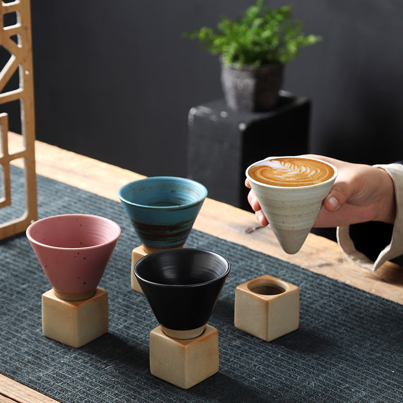 noir kyoto jap pottery cup