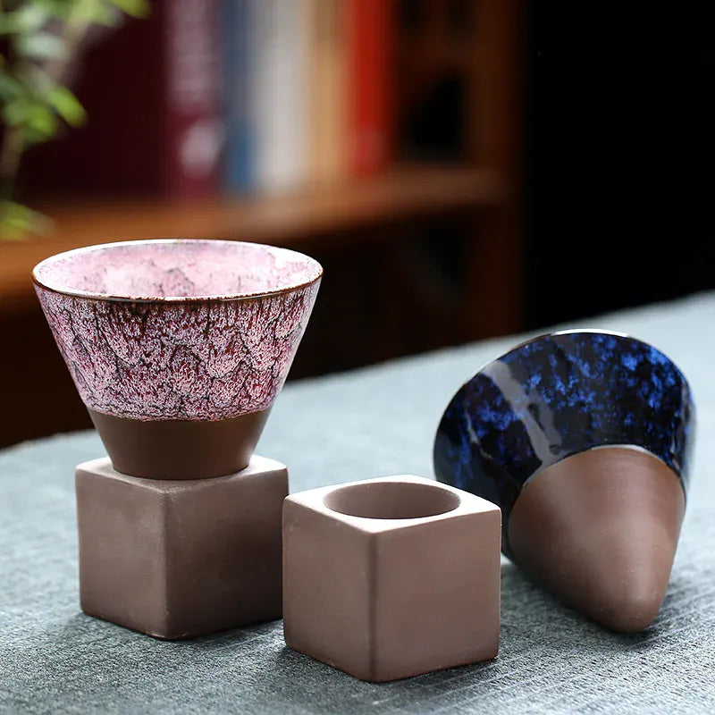 lapis jap pottery cup